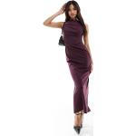 Robes en maille Asos Design violettes en viscose à motif Rome mi-longues sans manches Taille L look casual pour femme 