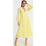Robes mi-longues Asos Design jaunes à pois mi-longues Taille XXS pour femme en promo 
