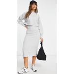 Robes 2 en 1 Asos Design grises Taille XL look casual pour femme en promo 