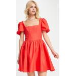 Robes courtes Asos Design rouges courtes classiques pour femme en promo 