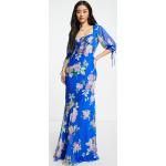Robes longues fleuries Asos Design multicolores à fleurs longues classiques pour femme en promo 