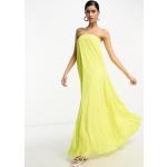 Robes trapèze Asos Design jaunes classiques pour femme en promo 