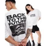 T-shirts à imprimés Asos Design blancs Retour Vers Le Futur Taille S pour femme 