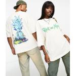 T-shirts à imprimés Asos Design blancs Rick and Morty Taille M pour femme en promo 