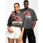T-shirts à imprimés Asos Design noirs Jurassic Park Taille L pour femme 