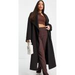 Manteaux en laine Asos Tall marron mi-longs Taille XXL tall pour femme en promo 