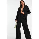 Pantalons large Asos Tall noirs en jersey Taille XL tall pour femme 