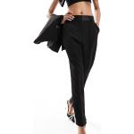 Pantalons de costume Asos Tall noirs Taille S tall pour femme en promo 