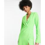 Robes Asos Tall vert fluo à manches longues à manches longues Taille XXS tall classiques pour femme en promo 