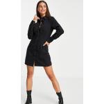 Robes chemisier Asos Tall noires Taille XS tall look casual pour femme en promo 