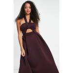 Robes de bal Asos Tall violettes mi-longues Taille XXL tall classiques pour femme en promo 