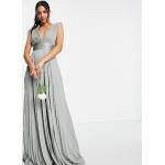 Robes Asos Tall vertes en satin de demoiselle d'honneur longues tall classiques pour femme en promo 
