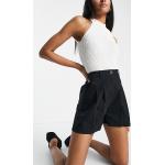 Shorts taille haute Asos Design noirs Taille L pour femme en promo 