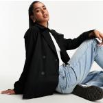 Trenchs courts Asos Design noirs Taille XXS look casual pour femme en promo 