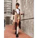 Trench coats Asos Design marron en cuir synthétique Taille XXS look casual pour femme en promo 