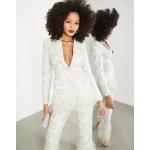 Blazers Asos Edition blancs métalliques Taille XL classiques pour femme en promo 