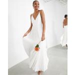 Robes de mariée col v Asos Design multicolores Taille XS classiques pour femme en promo 