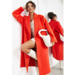 Vestes longues Asos Edition rouges en viscose Taille XS pour femme en promo 