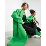 Vestes longues Asos Edition vertes en viscose Taille XXS pour femme en promo 