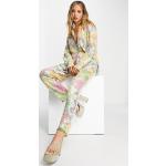 Pantalons taille haute Asos Edition multicolores à fleurs à sequins à motif fleurs Taille XS pour femme en promo 
