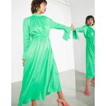 Robes longues Asos Edition vert d'eau en viscose longues pour femme en promo 