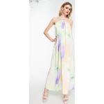 Robes trapèze Asos Edition multicolores en viscose mi-longues Taille XXS pour femme en promo 