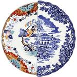 Assiettes en porcelaine Seletti multicolores en porcelaine diamètre 20 cm 
