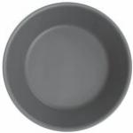 Assiettes creuses gris anthracite incassables diamètre 18 cm 