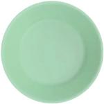 Assiettes creuses vert pastel incassables diamètre 18 cm 