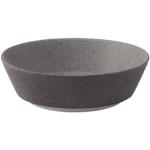 Assiettes creuses gris foncé en céramique diamètre 20 cm 