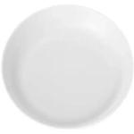 Assiettes plates blanches incassables diamètre 21 cm 