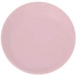 Assiettes plates rose pastel incassables 