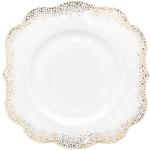 Assiette blanche 21 x 19,6 cm Carine Luminarc - La Table d'Arc