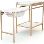 ib style® KOA 2-en-1 Table à langer avec baignoire, Mobile, Pliable, Grande surface de langer, Commode à langer pour bébés et tout-petits