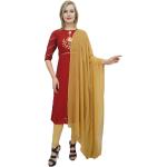 Salwars rouge foncé imprimé Indien en lycra look fashion pour femme 