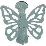 Tringles à rideau vert jade en aluminium à motif papillons contemporaines 