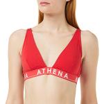 Soutiens-gorge triangles Athena rouges en modal oeko-tex Taille XL classiques pour femme en promo 