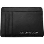 Athletic Club Bilbao Porte-cartes en cuir, Noir