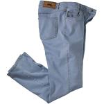 Jeans droits Atlas For Men bleu ciel en toile stretch Taille 3 XL plus size look fashion pour homme 