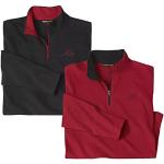 Sous-pulls Atlas For Men rouges en jersey lavable en machine Taille 5 XL look fashion pour homme 
