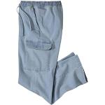 Pantalons cargo Atlas For Men bleues claires Taille L look fashion pour homme 