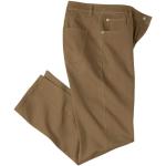 Pantalons Atlas For Men marron clair stretch Taille 3 XL look fashion pour homme 