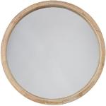 Miroirs muraux marron diamètre 52 cm scandinaves 