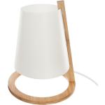 Lampes à poser Atmosphera blanches en bambou scandinaves 