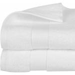 Serviettes de bain Atmosphera blanches en coton en lot de 2 70x130 