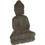Statuettes Atmosphera marron à motif Bouddha de 28 cm 