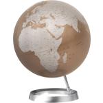 Globes terrestres gris en aluminium 