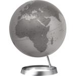 Globes terrestres argentés en aluminium 