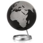 Globes terrestres noirs en aluminium 