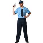 Déguisements de policier Atosa bleu marine Taille XL look fashion 